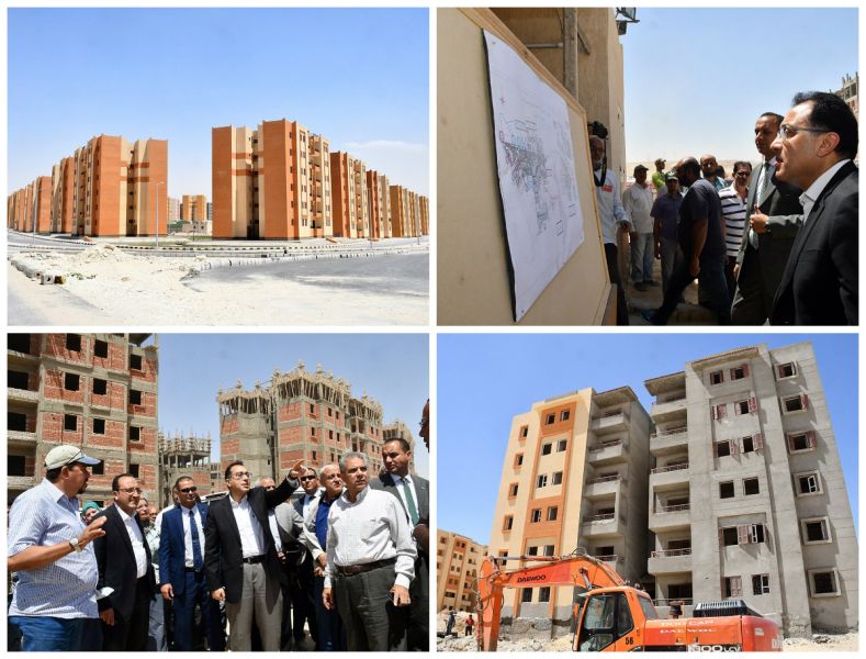 صور| وزير الإسكان يتفقد وحدات الإسكان بمدينة 15 مايو