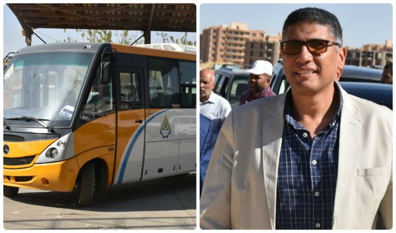 دخول 20 أتوبيسا مكيفا خدمة العمل بمنظومة النقل الداخلى بالقاهرة الجديدة