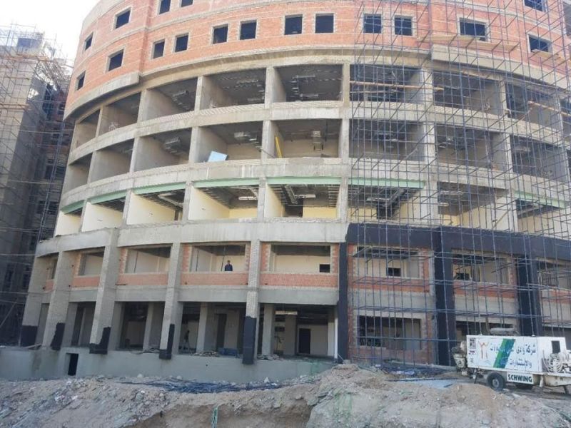 انتهاء الهيكل الخرساني وبدء التشطيبات لمستشفى ”الأورمان للأطفال” بمدينة سوهاج الجديدة