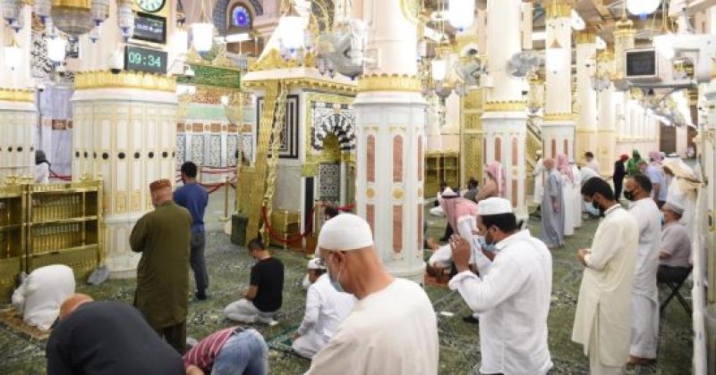 شئون الحرمين تقدم خدماتها لأكثر من مليون حاج بالمسجد النبوى منذ بدء موسم الحج