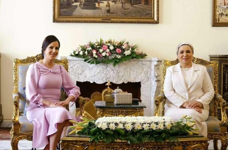 قرينة رئيس صربيا: يسعدنى للغاية أن ألتقى بصديقتى المقربة السيدة انتصار السيسى