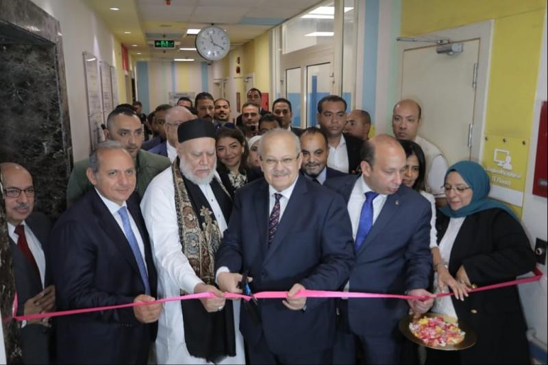 البنك الأهلي المصري يفتتح وحدة القسطرة القلبية بمستشفى أبو الريش الياباني لعلاج الأطفال
